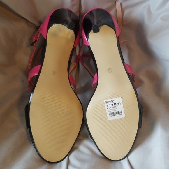 Black/Pink Worthington heels - Picture 6 of 8